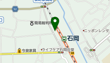 石岡市自転車駐輪場 第2駐輪場の地図画像