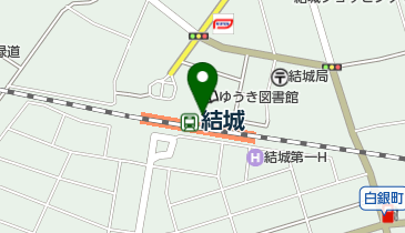 結城市自転車駐車場の地図画像