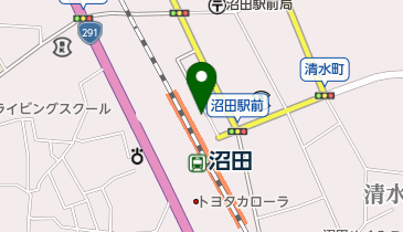 沼田駅前駐輪場の地図画像