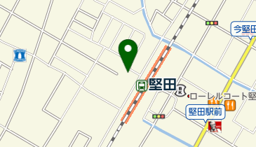 堅田駅前自転車駐車場の地図画像