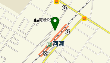 河瀬駅前西口自転車駐車場の地図画像