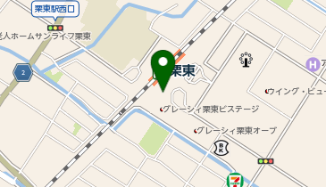 栗東駅東口前自転車等駐車場の地図画像