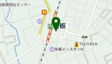 矢板駅東自転車駐車場の地図画像