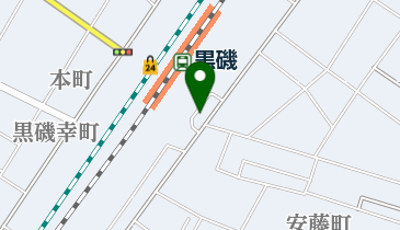 黒磯駅東口自転車駐車場の地図画像