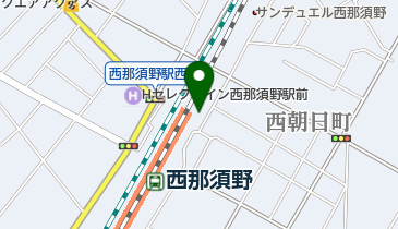西那須野駅東口自転車駐車場の地図画像