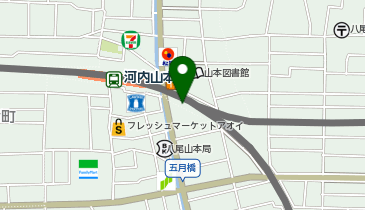 近鉄山本駅中央第3自転車駐車場の地図画像