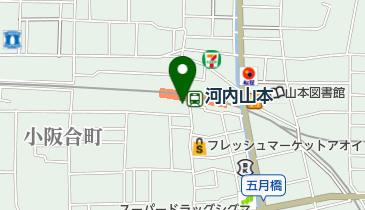 近鉄山本駅中央第2自転車駐車場の地図画像