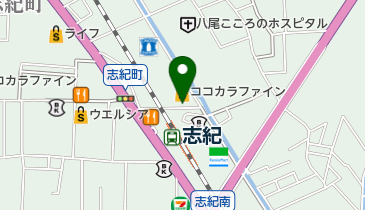 JR志紀駅南第3自転車駐車場の地図画像
