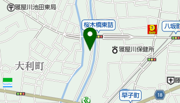 寝屋川市駅前第3自転車駐車場の地図画像