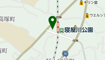 東寝屋川駅自転車駐車場の地図画像