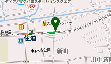住道駅東第2自転車駐車場の地図画像