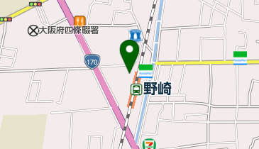 野崎駅西自転車駐車場の地図画像