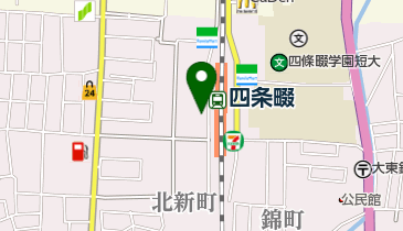 四条畷駅西自転車駐車場の地図画像