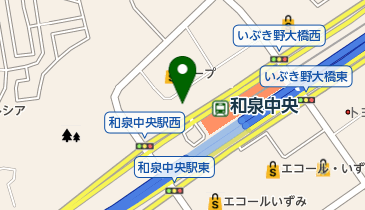 和泉市 和泉中央駅前北自転車等駐車場の地図画像