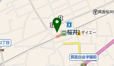 桜井自転車駐車場の地図画像