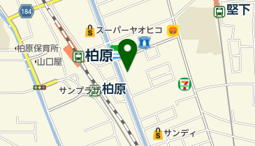 柏原駅東自転車駐車場の地図画像