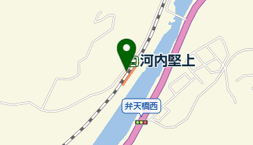 河内堅上駅自転車駐車場の地図画像