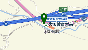 大阪教育大駅前駐輪場の地図画像