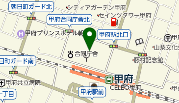 ふじでん Bicycle Parking(甲府駅北口第1自転車駐車場)の地図画像