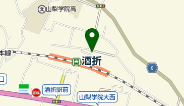 酒折駅北口駅前市営駐輪場の地図画像