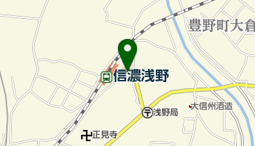 信濃浅野駅自転車駐車場の地図画像