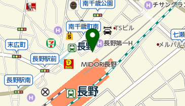 長野駅自転車駐車場の地図画像