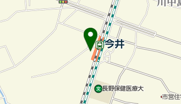 今井駅西口自転車駐車場の地図画像