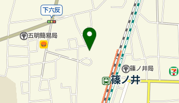 篠ノ井駅西口自転車駐車場の地図画像