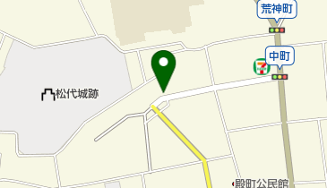 松代駅自転車駐車場の地図画像