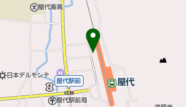 屋代駅前駐車場の地図画像