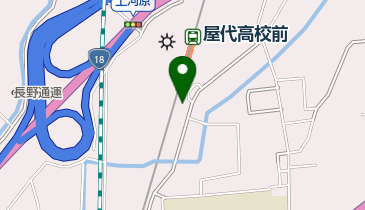 屋代高校前駅駐車場の地図画像