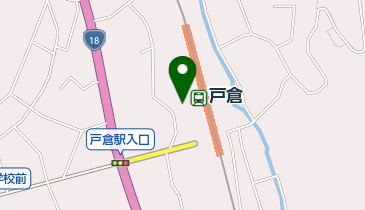 戸倉駅前駐車場の地図画像