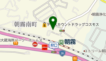朝霧駅バイク駐車場の地図画像