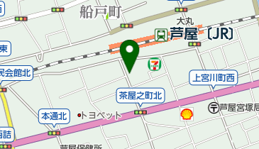 JR芦屋駅南自転車駐車場3の地図画像