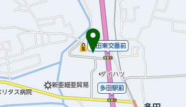 多田駅自転車駐車場の地図画像