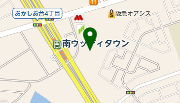 南ウッディタウン駅前駐輪場の地図画像