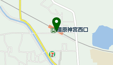 橿原神宮西口駅前南自転車駐車場の地図画像