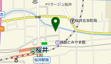 桜井駅北口自転車駐車場の地図画像