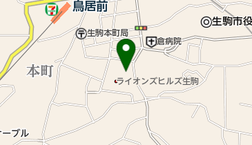 生駒駅南自転車駐車場の地図画像