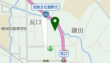 近鉄五位堂駅北自転車駐車場の地図画像