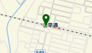 早通駅前南口第2自転車等駐車場の地図画像