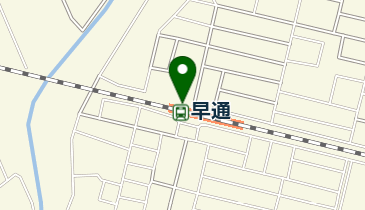 早通駅前北口第1自転車等駐車場の地図画像