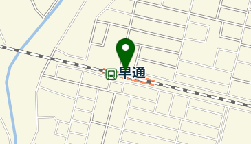 早通駅前北口第2自転車等駐車場の地図画像