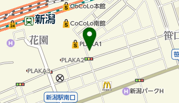 新潟駅南口第1自転車等駐車場の地図画像