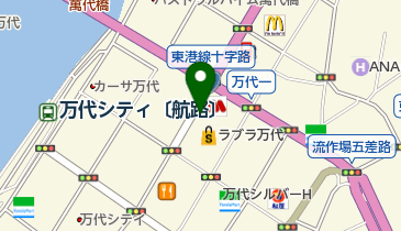 万代自転車等駐車場の地図画像