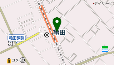 亀田駅東自転車等駐車場の地図画像