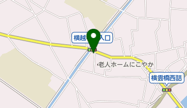 横越自転車等駐車場の地図画像