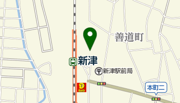 新津駅停車場線自転車駐車場の地図画像