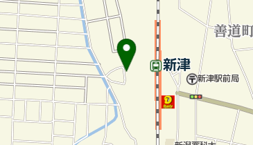 新津駅西口自転車等駐車場の地図画像