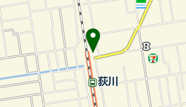 荻川駅前自転車等駐車場の地図画像